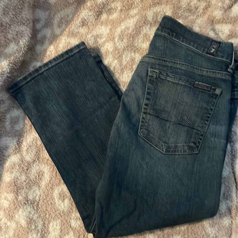 7 cropped jeans
